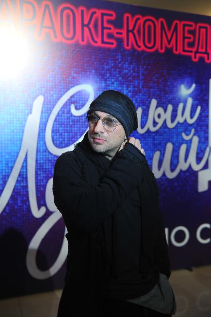 Москва. Актер Дмитрий Нагиев на премьере фильма `Самый лучший день` в кинотеатре `Октябрь`.