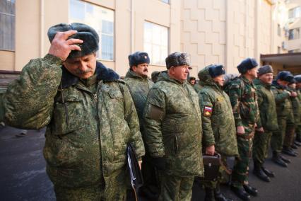 Ставрополь. Учебно-мобилизационные сборы ставропольских парламентариев и членов правительства.