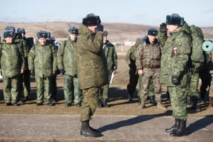 Ставрополь. Учебно-мобилизационные сборы ставропольских парламентариев и членов правительства.