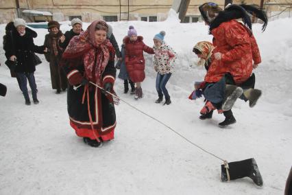 Барнаул. Фестиваль сибирского валенка.