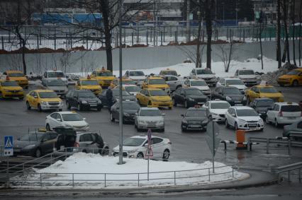 Московская область. Такси  на территории аэропорта Домодедово.