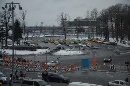 Московская область. Такси на территории аэропорта Домодедово.