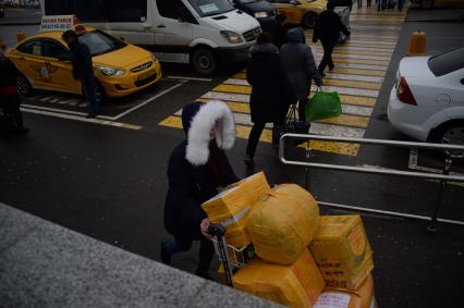 Московская область. Такси на территории аэропорта Домодедово.