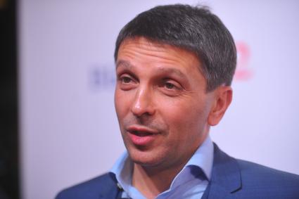 Москва. Актер Леонид Барац на премьере фильма `День выборов 2` в кинотеатре `Москва`.