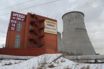 Московская область, г. Дзержинский.   Хостел `Заречье` на улице Энергетиков.