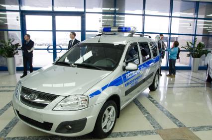 Тольятти. Автомобиль для кинологов и собак на основе Lada Largus, выпущенный `Автовазом`.