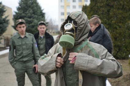 Ставрополь. Соревнования школьников по нормативам ГТО на базе ВДВ.