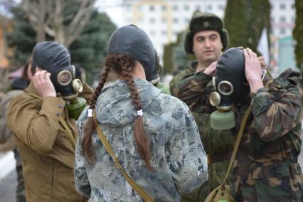 Ставрополь. Соревнования школьников по нормативам ГТО на базе ВДВ.