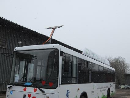 Москва. Презентация электробуса второго поколения совместного производства `КАМАЗ` и инжиниринговой компании Drive Electro.