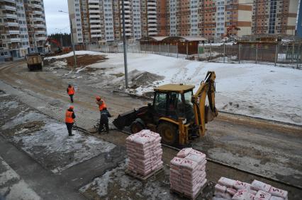 Московская область. Не введенные в эксплуатацию новостройки ЖК `Южное Домодедово`, от застройщика СУ-155 , где должны были жить 20 тысяч человек.