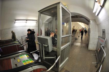 Москва. Будка дежурного по станции.