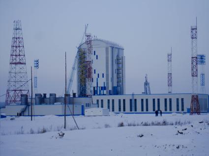 Амурская область, п.Углегорск. Стартовый комплекс космодрома `Восточный`.