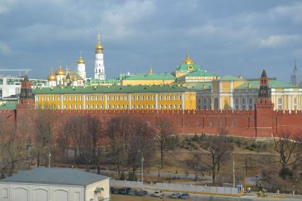 Москва. Вид на Кремль из окна Дома Пашкова.