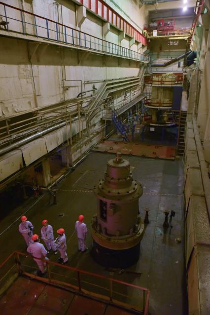 Чернобыль.   В помещениях Чернобыльской АЭС.
