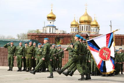 Украина, Донецк. Открытие мемориальной доски полковнику Евгению Кононову в 3 отдельном батальоне спецназа республиканской Гвардии ДНР.