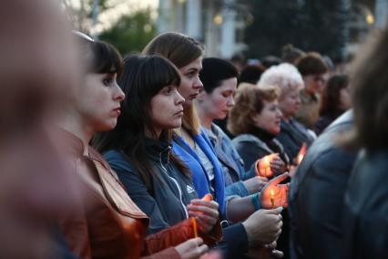 Донецк.  Митинг-реквием , посвященный трагедии в Одессе.