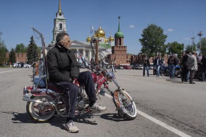 Тула.  Байкеры открыли мотосезон.