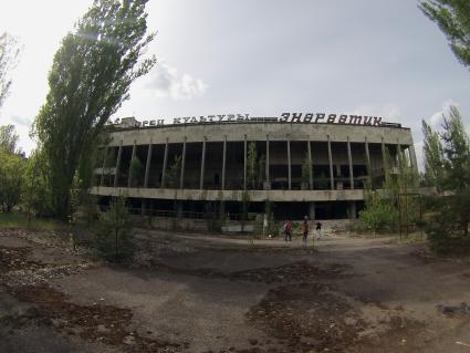 Украина.  Зона отчуждения, город Припять, ДК Энергетик.