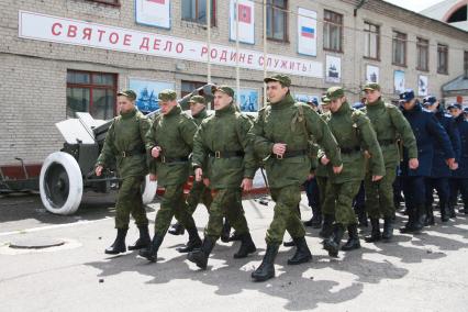 Барнаул. Проводы призывников в армию.