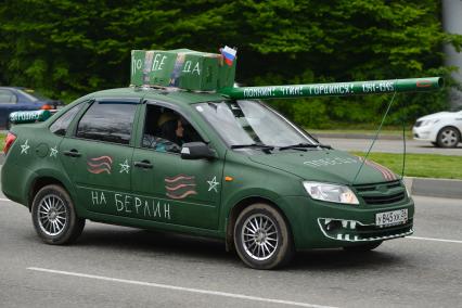 В Ставрополе прошел автопробег посвященный герою Советского Союза Ивану Щипакину.