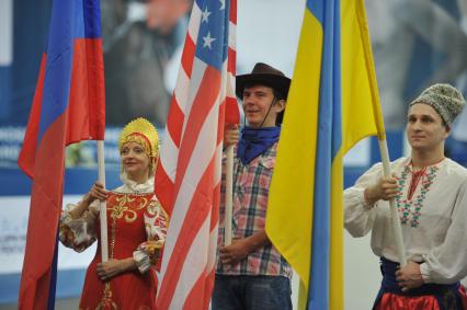 Москва. Торжественное открытие   60-го чемпионата  мира по современному пятиборью.