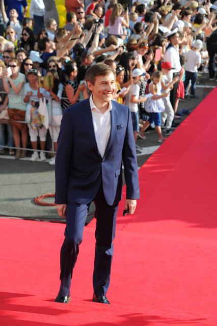 Сочи. Режиссер Николай Лебедев на церемонии открытия XXVII Открытого Российского кинофестиваля `Кинотавр`.