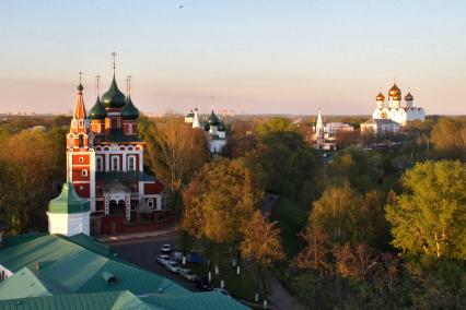 Ярославль. Общий вид на центр Ярославля.