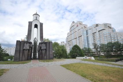 Белоруссия. Минск. Памятник воинам-афганцам.