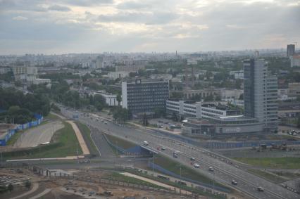 Белоруссия. Минск. Панорама города.