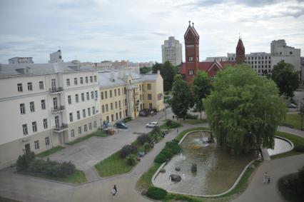 Белоруссия. Минск. Городской пейзаж.