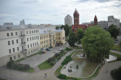 Белоруссия.  Минск. Городской пейзаж.