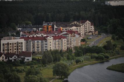 Белоруссия. Минск. Панорама города.