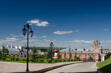 Самара. Панорама Иверского женского монастыря.