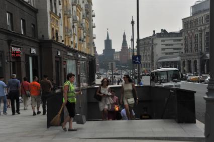 Москва. Тверская улица после реконструкции.