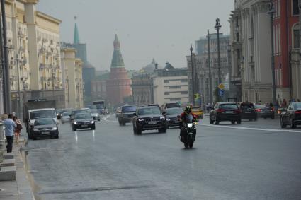 Москва. Тверская улица после реконструкции.