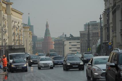 Москва. Тверская улица после реконструкции.