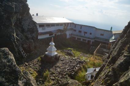 Свердловская область. гора Качканар. Ступа в буддистском монастыре \'Шад Тчуп Линг\'