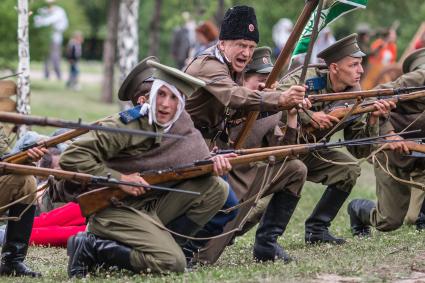 Челябинск. Военно-историческая реконструкция Брусиловского прорыва - наступательной операции Юго-Западного фронта Русской армии под командованием генерала А. А. Брусилова во время Первой мировой войны.