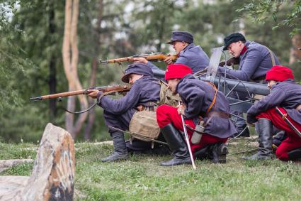 Челябинск. Военно-историческая реконструкция Брусиловского прорыва - наступательной операции Юго-Западного фронта Русской армии под командованием генерала А. А. Брусилова во время Первой мировой войны.