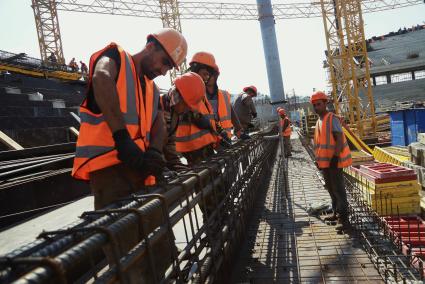 Екатеринбург. Реконструкция центрального стадиона к чемпионату мира по футболу 2018 года