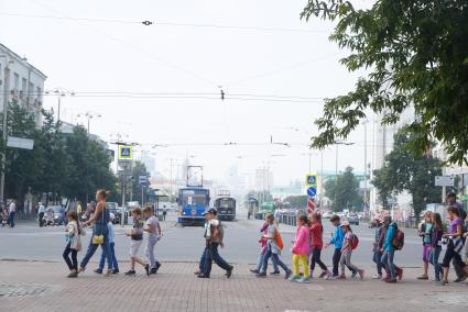 Екатеринбург. Смог над городом