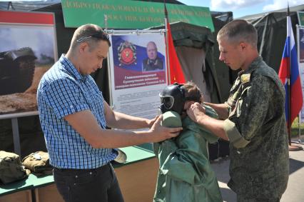 Московская область, д.Алабино. Во время полуфинальных соревнований конкурса `Танковый биатлон` в рамках Армейских международных игр - 2016.