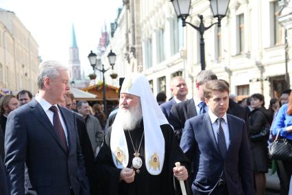 Диск 174. Мэр Москвы Сергей Собянин и патриарх Московский и всея Руси Кирилл