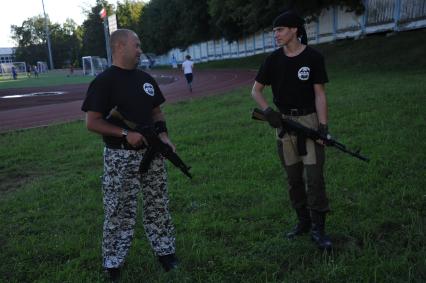 Серпухов. Инструктор на занятиях в военно-спортивном клубе имени В.Ф.Маргелова.