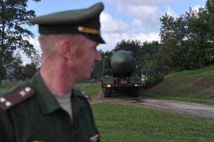 Серпухов. На полигоне филиала академии Ракетных войск стратегического назначения прошли масштабные учения военной академии РВСН имени Петра Великого  и Серпуховского училища РВСН.