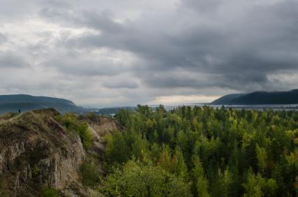 Самара.  Пейзаж в самарской области.