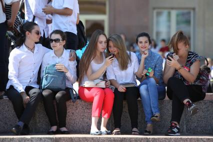 Ставрополь. Парад российского студенчества и посвящение в студенты прошли на площади Ленина.