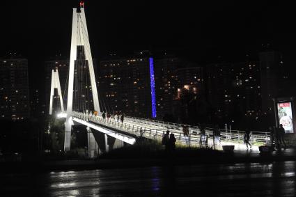 Московская область. Павшинский пешеходный мост.