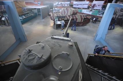 Англия. Лондон. Музей танков в Бовингтоне.  Немецкие танки 1941-1942 гг.