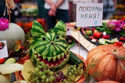 Саратов. Овощной фестиваль `Осенняя рапсодия`.